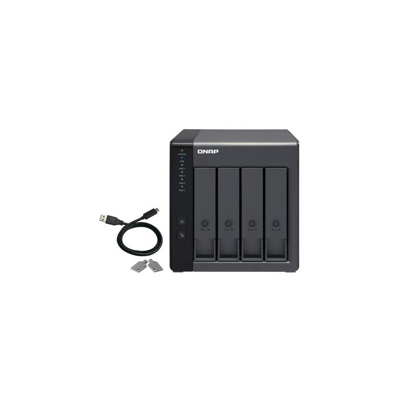 QNAP TR-004 48TB 4x12TB Seagate IronWolf 4 Bay NAS Desktop Box estern