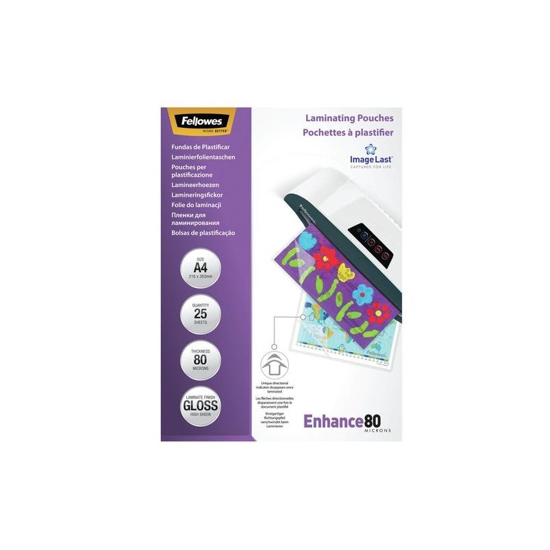 Fellowes 5396205 pellicola per plastificatrice 25 pz