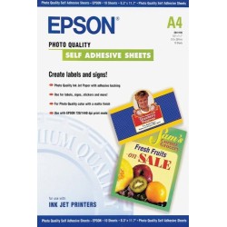 Epson Self-Adhesive Photo Paper - A4 - 10 Fogli