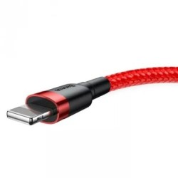 Baseus CALKLF-C09 cavo Lightning 2 m Rosso SiGN Kevlar USB-Cable wit