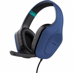 Trust GXT 415B Zirox Auricolare Cablato A Padiglione Giocare Blu GXT