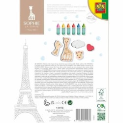 SES CREATIVE Sophie La Giraffe Bath Crayons with Shapes 2 Years and