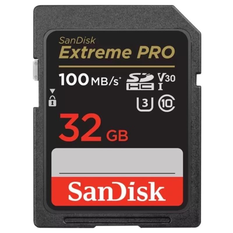 32GB SANDISK EXTREME PRO SDHC 100MB/S