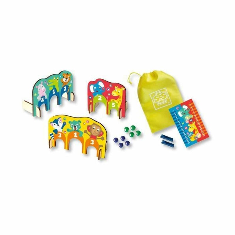 SES CREATIVE Wooden Arch Boards Marble Game Three Years and Above 0