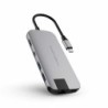 HYPER HD247B-GRAY cavo USB USB C Grigio HyperDrive Slim 8-in-1 Hub -