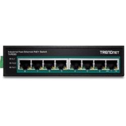 8-PORT INDFAST ETH POE+ SWITCH