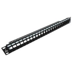 Lanview LVN127596 pezzo di pannello 1U 24-port UTP Cat5e + Cat6 - pa