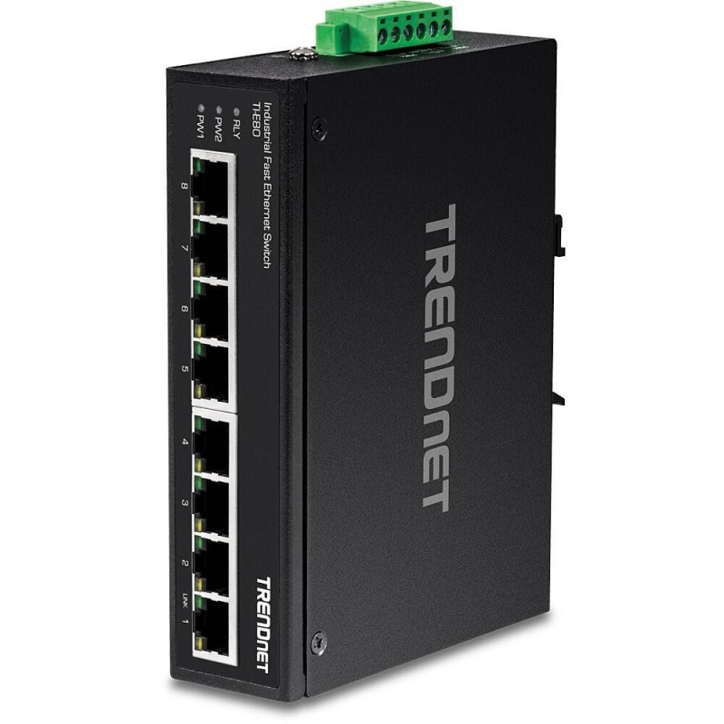 8-PORT INDFAST ETH SWITCH