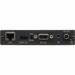 Kramer Electronics TP-580R Ricevitore AV Nero HDMI RS232 IR on HDBas