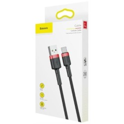 Baseus Cafule cavo USB 2 m USB A USB C Nero Rosso SiGN Cafule USB-C