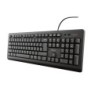 Trust TK-150 tastiera USB QWERTY Inglese UK Nero