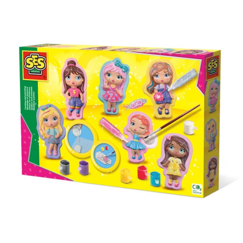 SES CREATIVE Fashion Girls Casting Painting Kits Five Years and Ab