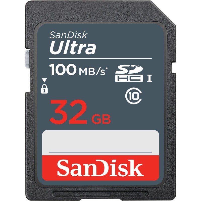 SanDisk Ultra 32GB SDHC Mem Card 100MB/s UHS-I Classe 10 SanDisk Ult