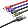 Baseus CA1T4-B01 cavo per cellulare Nero 12 m USB A Lightning + micr