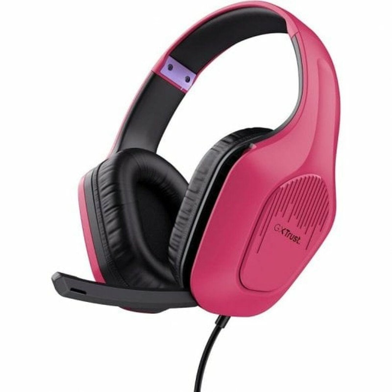 Trust GXT 415P Zirox Auricolare Cablato A Padiglione Giocare Rosa GX