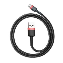 Baseus Cafule USB-A to Micro-USB Cable 15A 2m - Black / Red