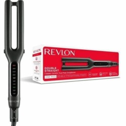 Revlon Piastra per capelli doppia dritta nera RVST2204E