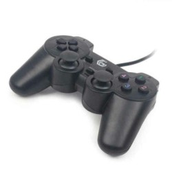 Gembird JPD-UDV-01 Gamepad PC Controller di gioco nero JPD-UDV-01