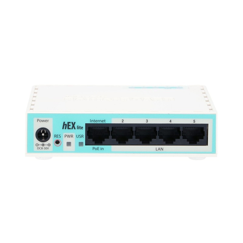 ROUTER MIKROTIK hEX lite with 850MHz CPU 64MB RAM 5 LAN ports Rout