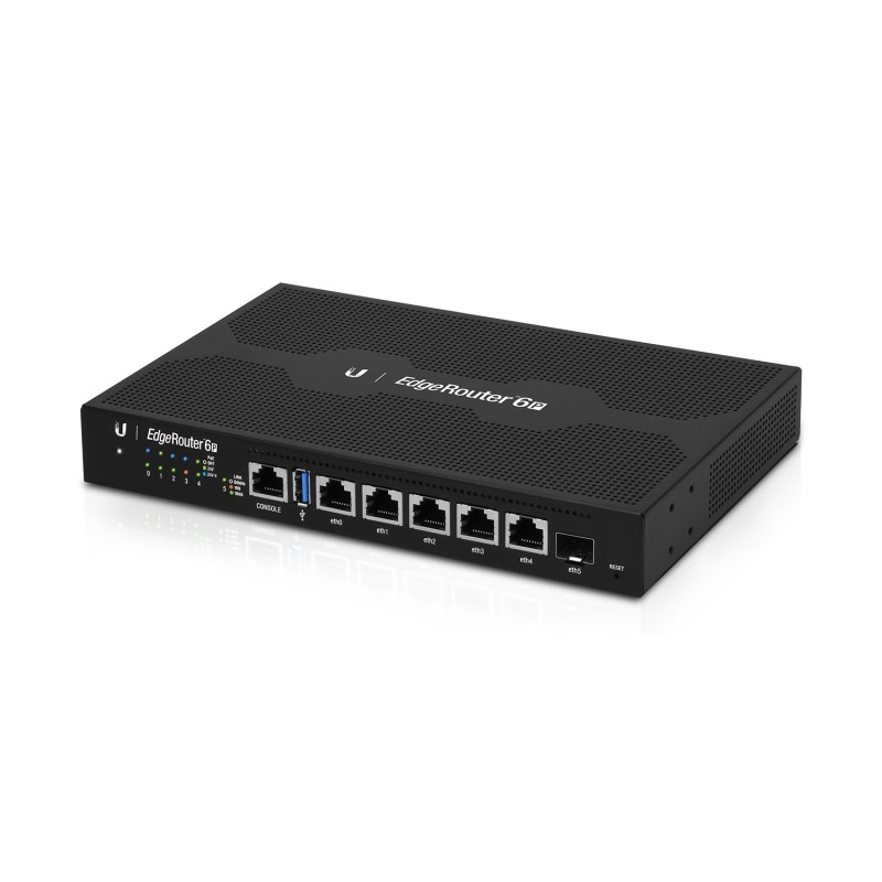 Ubiquiti Networks EdgeRouter 6P router cablato Gigabit Ethernet Nero