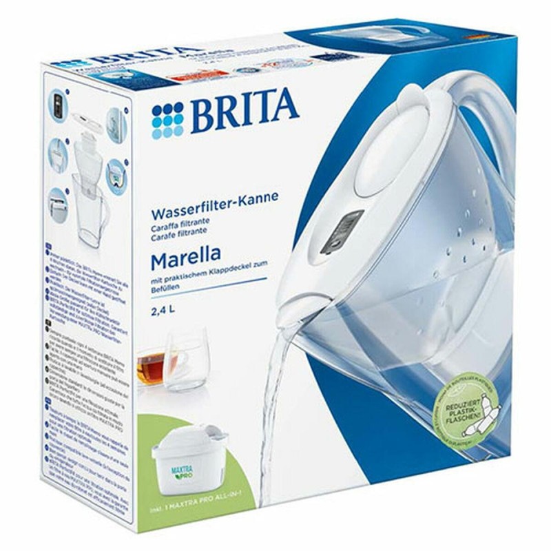 Filtro per acqua da tavolo BRITA Marella bianco incluso 1 filtro