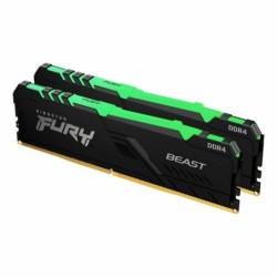 32GB 2x16GB KINGSTON FURY Beast RGB DDR4-3200 CL16 RAM Gaming Arbei