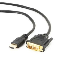 CableXpert CC-HDMI-DVI-6 Cavo da HDMI a DVI maschio-maschio 18 m C