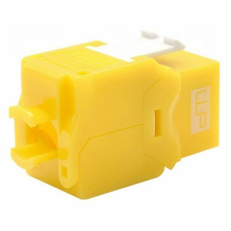 PRESA RJ45U CAT6A GIALLO