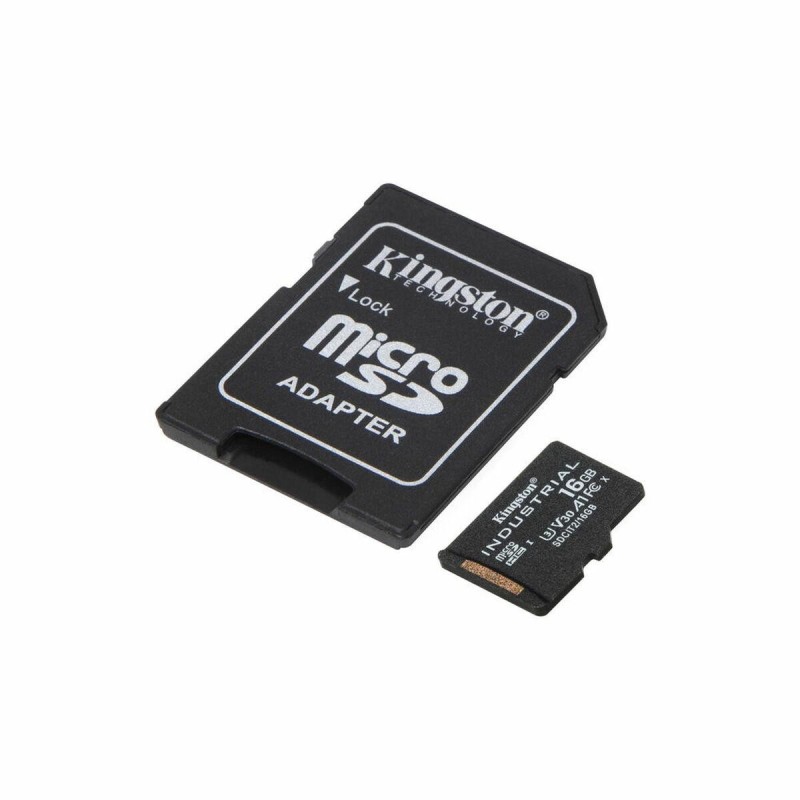 KINGSTON 16GO MICROSDHC INDUSTRIAL C10 A1 PSLC CAR