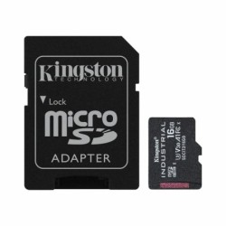 KINGSTON 16GO MICROSDHC INDUSTRIAL C10 A1 PSLC CAR