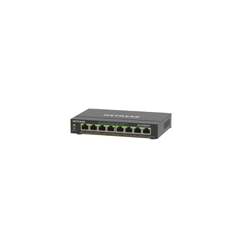 NETGEAR GS308EPP Gestito L2/L3 Gigabit Ethernet 10/100/1000 Support