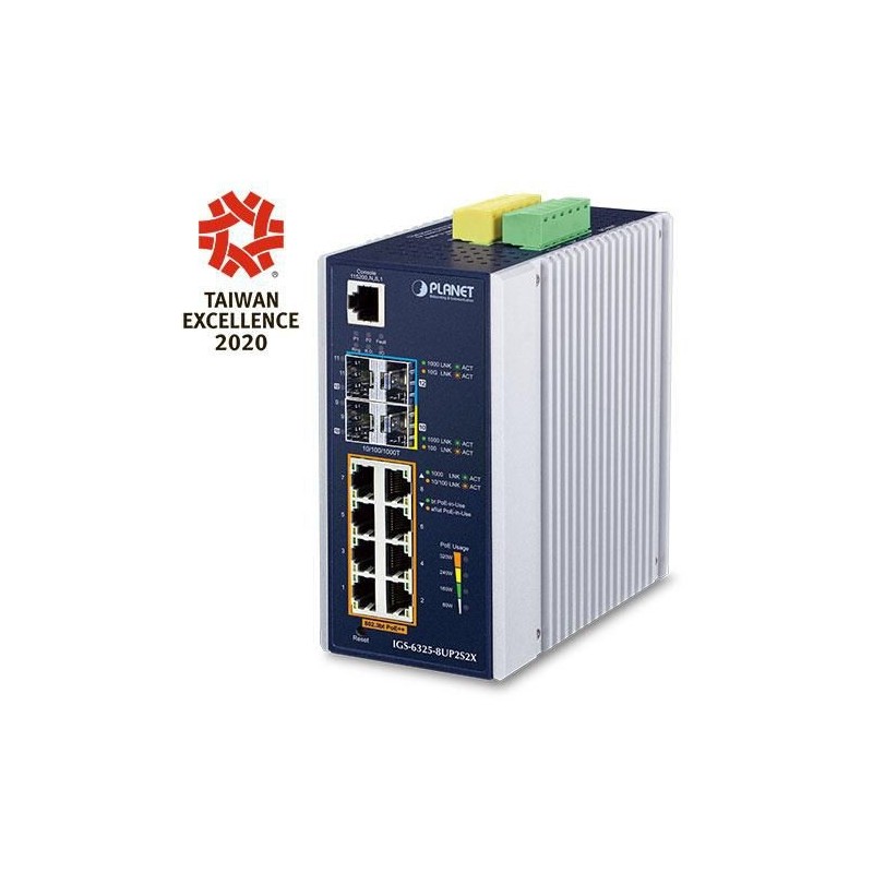 IP30 DIN-rail Industrial L3 8P