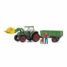 SCHLEICH Farm World Tractor with Trailer Toy Playset 3 to 8 Years M