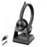 POLY Savi 7320 Auricolare Wireless A Padiglione Ufficio Nero (Savi 73