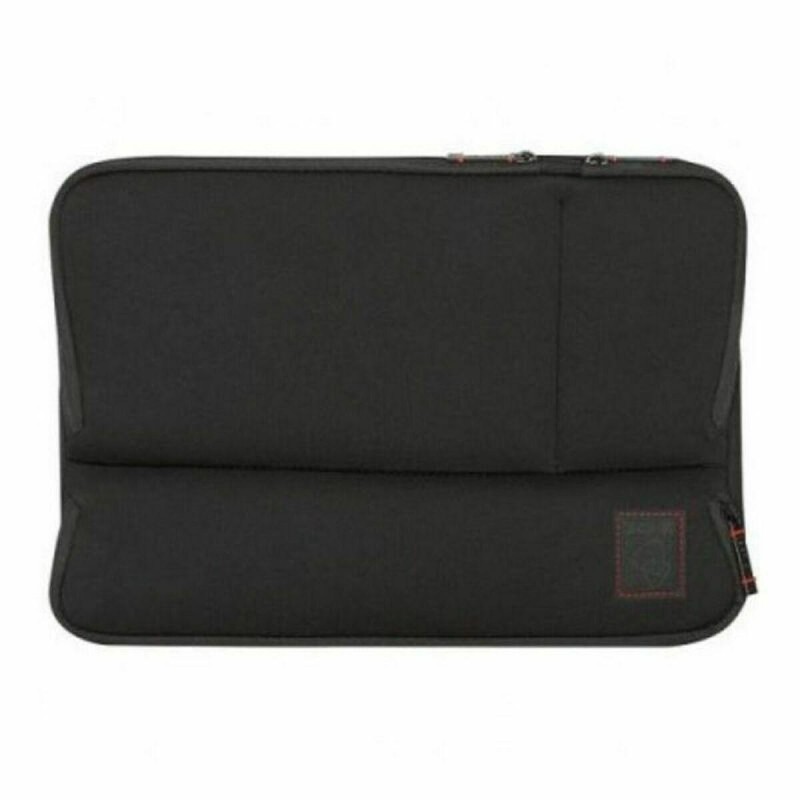 CUSTODIA PER NB TECH AIR da 15,6&#039;&#039; in neoprene NERO con 3 tasche con 