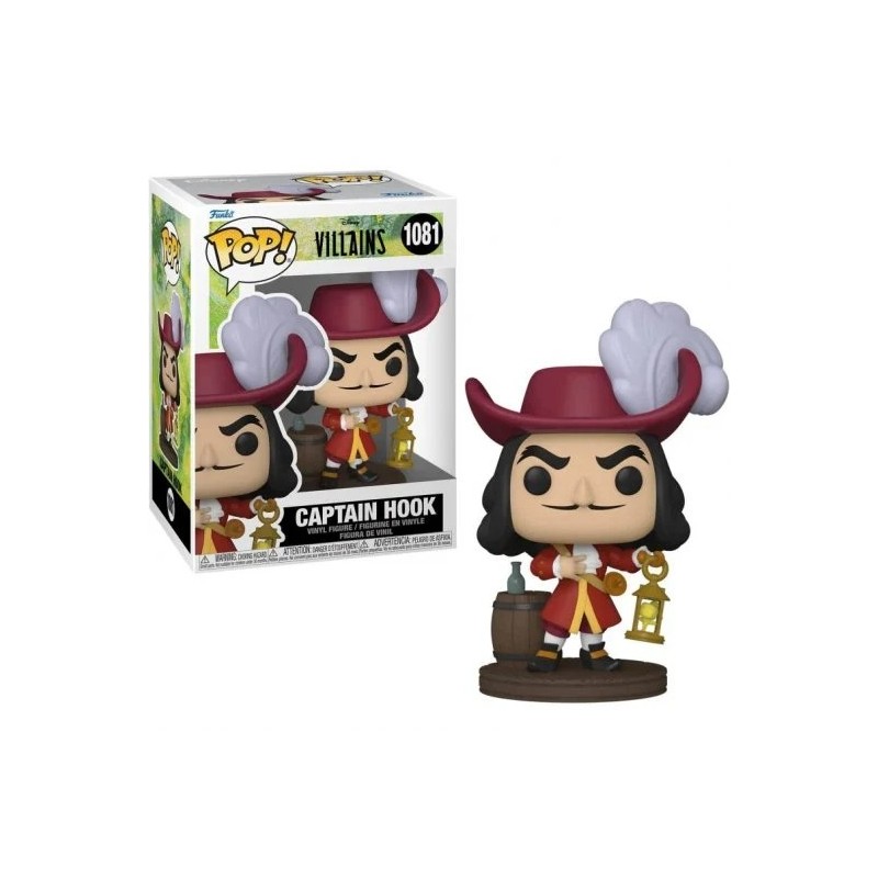 Funko Pop Disney Villains Capitan Uncino - Figura in vinile - Altezza