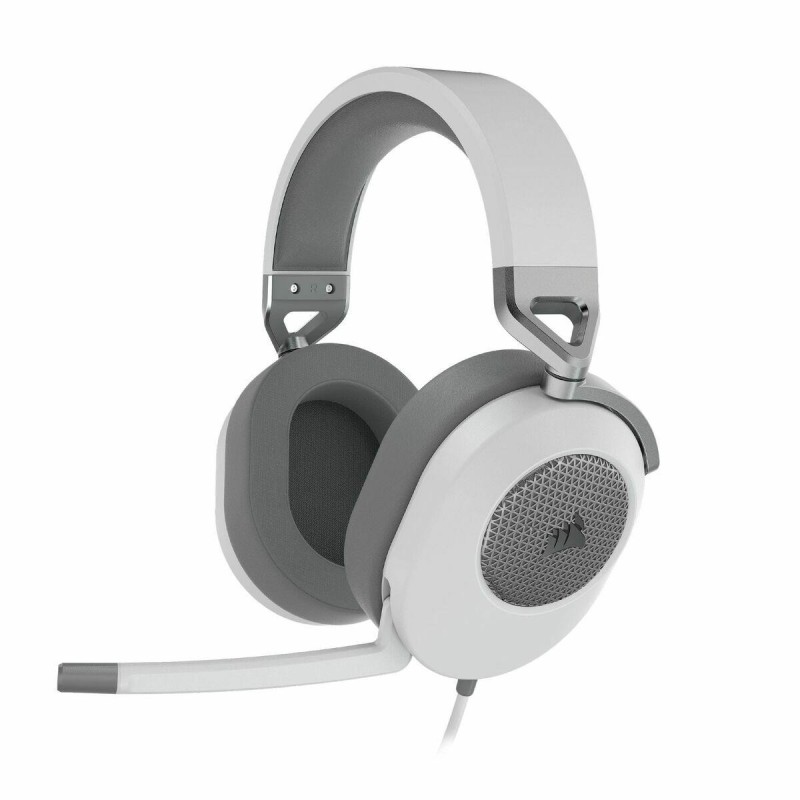 Corsair HS65 SURROUND Auricolare Cablato Portatile Giocare Bianco (CO