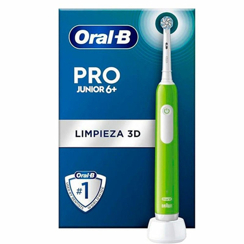 Braun Oral-B Junior Base Green Elektrische Kinderzahnb&uuml;rste