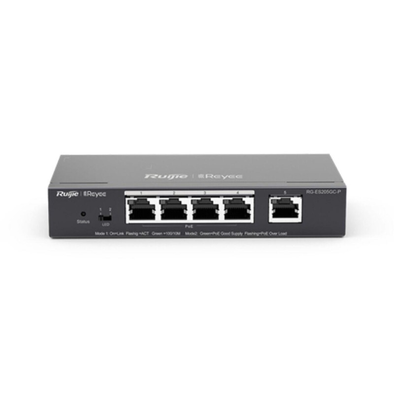 Ruijie Switch 5xGb RJ45 (4 PoE/POE+) 54W Steel