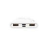 BATTERIE EXTERNE USB SILICON POWER QP15 QC3.0 - 10000MAH (BLANC)