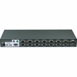 16 PORT KVM USB/PS2