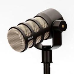 R&Atilde;DE PodMic Mikrofon Kabling -57dBV/Pascal Kardioide Sort S&Atilde;&cedil;lv