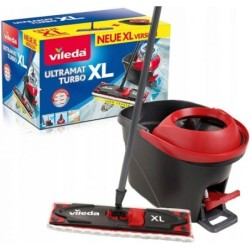 Vileda Ultramat Turbo XL mop Dry&amp;wet Microfiber Black Red