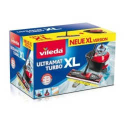 Vileda Ultramat Turbo XL mop Dry&amp;wet Microfiber Black Red