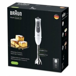 Braun Multiquick 3 Vario MQ 3105B Stavblender Turbofunktion White/cha