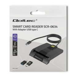 Qoltec SCR-0634 SMART chip card reader