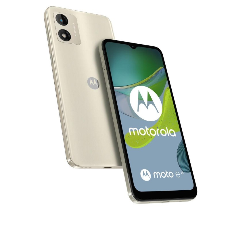 Motorola Moto E13 6.5 64GB Cremet hvid