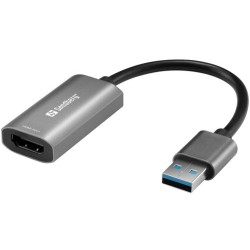 Sandberg 134-19 adattatore grafico USB Grigio