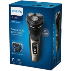 Philips Seria 3000 shaver S3242/12, Dry and wet shaving, Cordless,