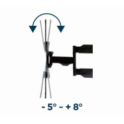 Gembird LCD-TV Wandhalterung 32-55 32kg Steel WM-55ST-01